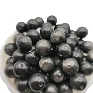 16mm Black Cateye Resin Bead for Jewelry Making and Crafting Supplies, beaded pens Acrylic Beads Acrylic Beads Mix