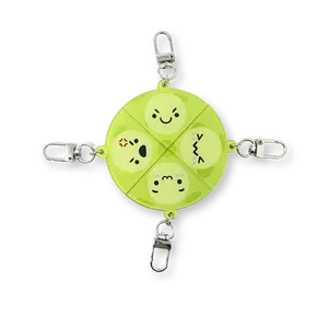 Squad 4-Piece Magnetic Keychain