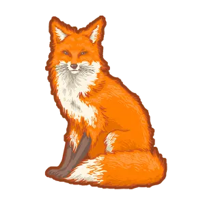 Red Fox Sticker