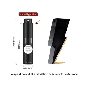 Carolina Herrera Bad Boy Eau de Toilette Men 8ml / 0.27oz – 100% Original Authentic Decanted Perfume Spray