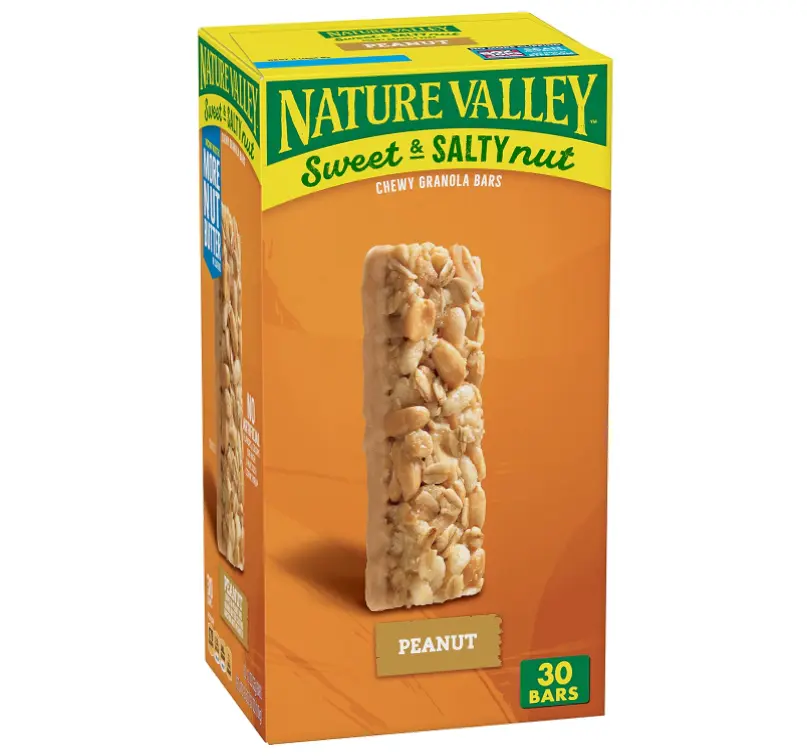 Nature Valley Sweet and Salty Granola Bars, Peanut, 30 Bars, 36 OZ