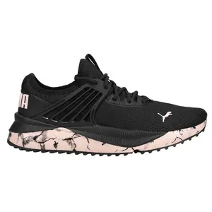 PUMA Womens Pacer Future Marble Lace Up Sneakers Shoes Casual - Black