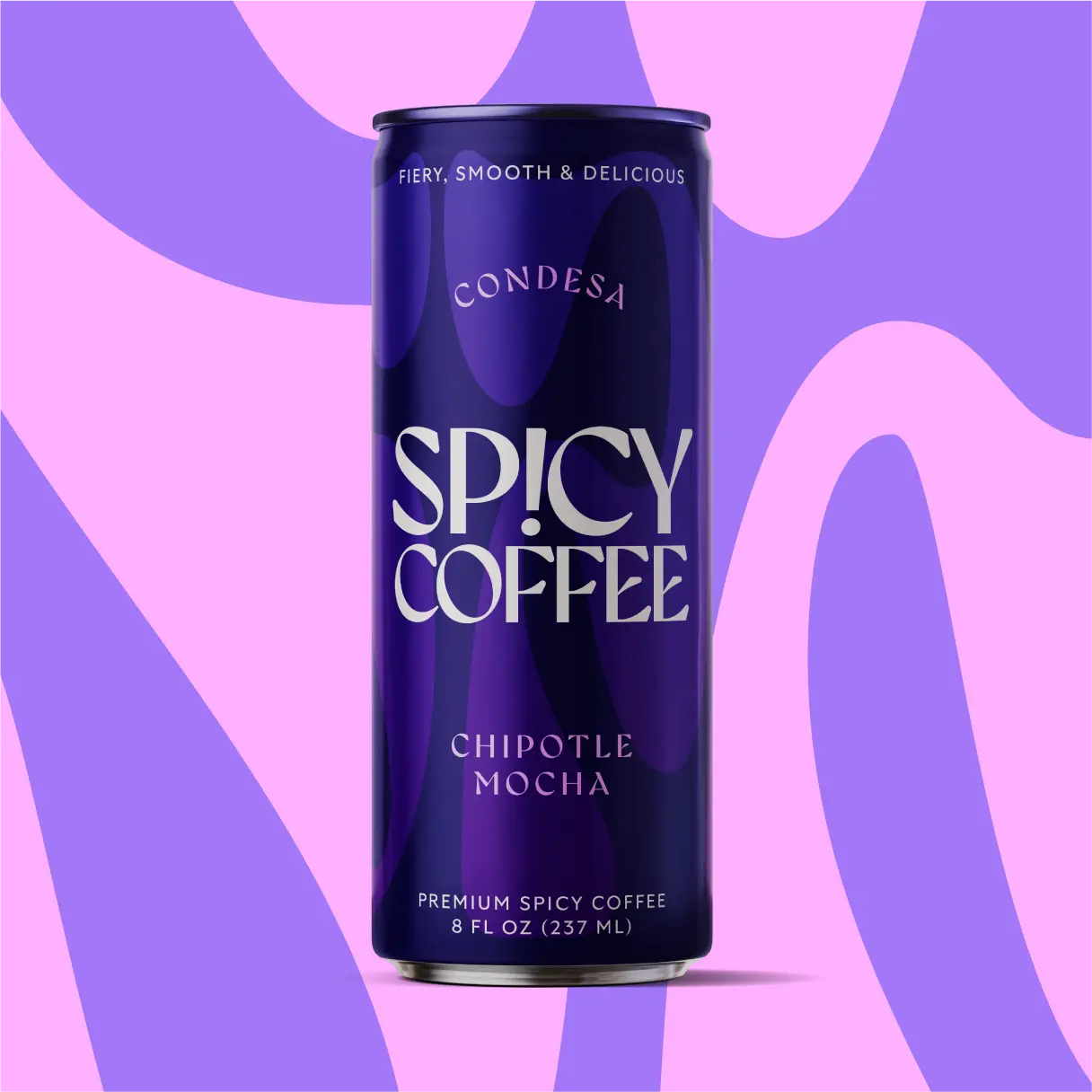 SPICY COFFEE, Condesa (Chipotle & Mocha), RTD Coffee Latte, 8OZ (12-Pack) Coffee Beverage Creamy
