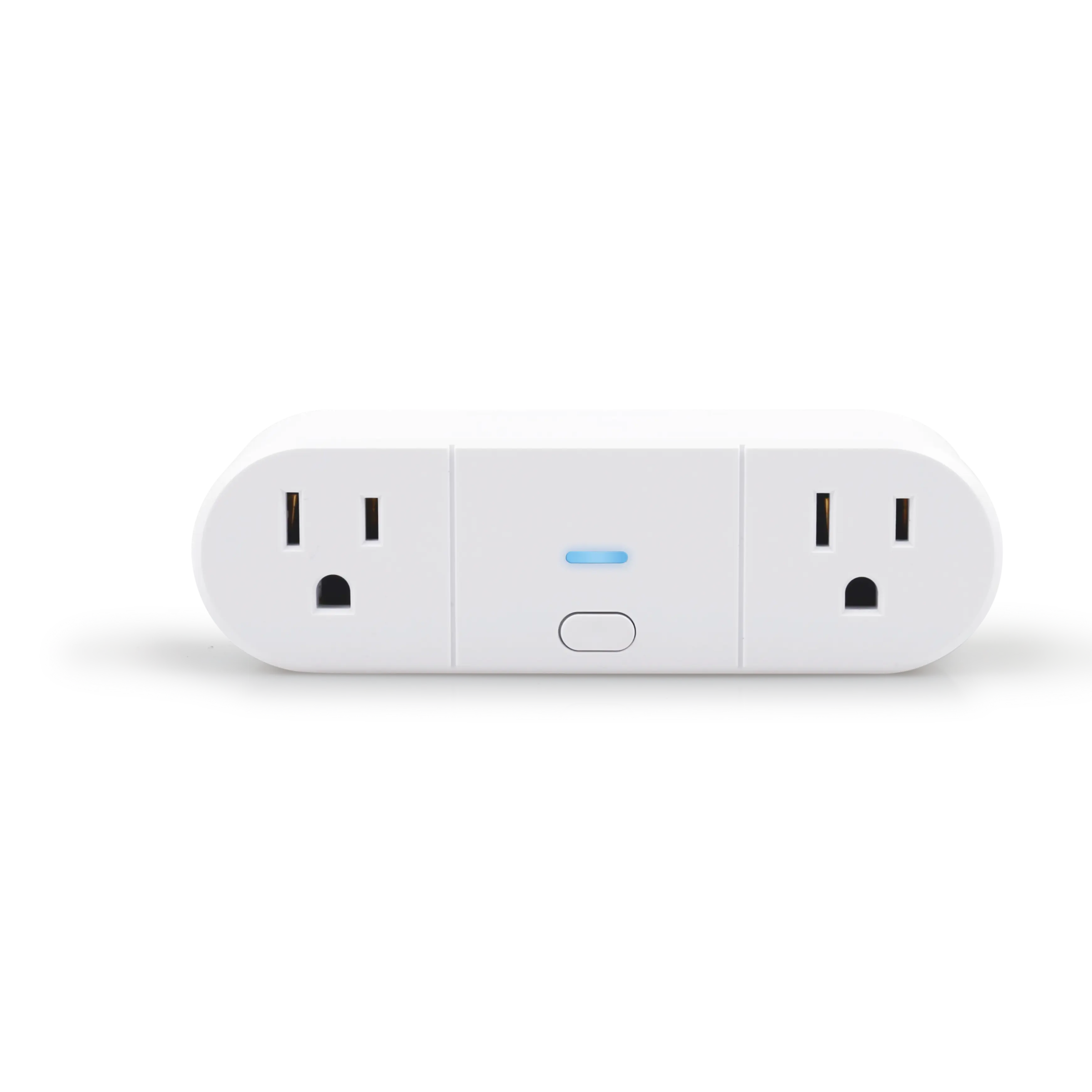 Emerson SmartVoice 2-in-1 Dual Outlet Power Socket ES521 - Wall Outlet Extender with Built-In Custom Wake Word Assignment, Single Plug or Group Control, Ideal for Seniors