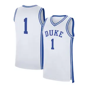 Unisex Basketball Team Duke Blue Devils Home Replica Jersey (Full Logo)