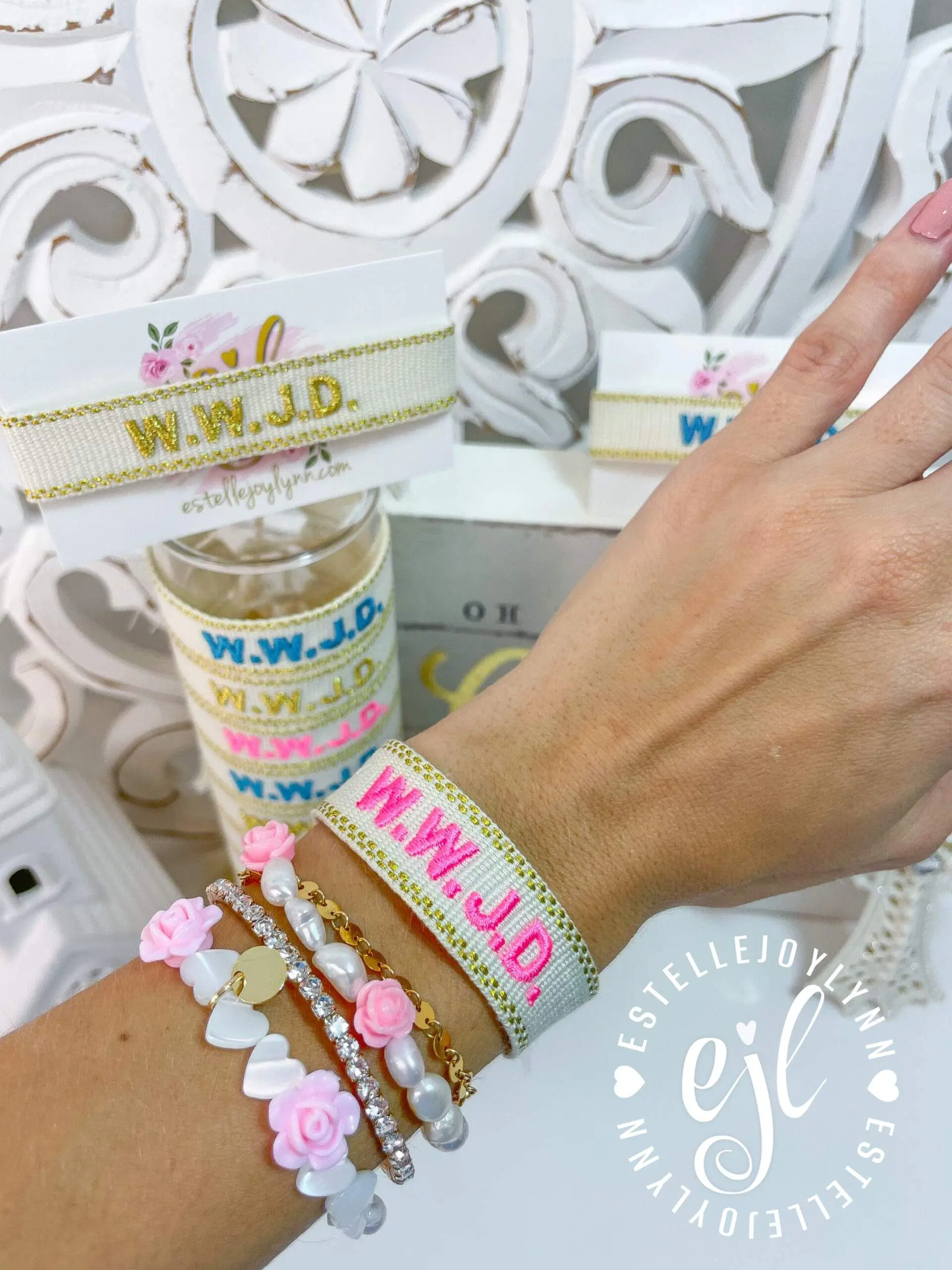 WWJD Bracelet / W.W.J.D. Tassel Bracelet / What Would Jesus Do jewelry, Religious Bracelet / Religious Jewelry / wwjd bracelet