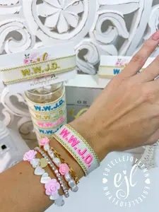WWJD Bracelet / W.W.J.D. Tassel Bracelet / What Would Jesus Do jewelry, Religious Bracelet / Religious Jewelry / wwjd bracelet