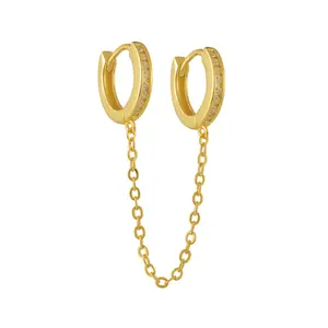 EVRY JEWELS Gold or Silver Plated Women's Hypoallergenic Pretty Girl Earring