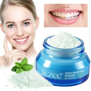 1/2counts Ikzee Tooth Powder 15g/30g for Youth, Non-Medical Use, 36 Months Shelf Life, Safe Powder for Brightening Smile