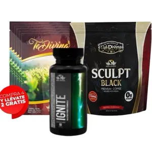 Combo Vida Divina tea (six weeks) Ignite capsules (60 capsules) sculpt black coffee (30 individual sachets)