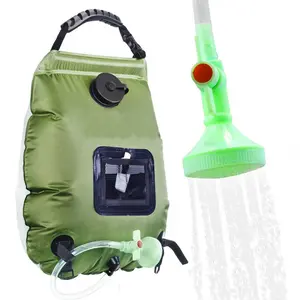 Portable Camping Shower System, Adjustable Hose, Lightweight & Easy Storage, Ideal for Camping, Beach, RV, Yard, 5.28 Gallon Capacity