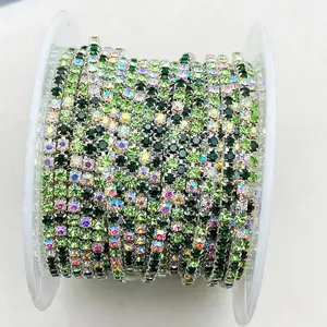 Colorful Rhinestone Hand Sewn DIY Craft Supplies, Decorative Embellishments for Clothing Hats Bags Packaging, Perfect for Creative Projects