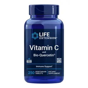 Life Extension Vitamin C and Bio-Quercetin® 250 Vegetarian Tablets Life Extension Vitamin C and Bio-Quercetin® 250 Vegetarian Tablets