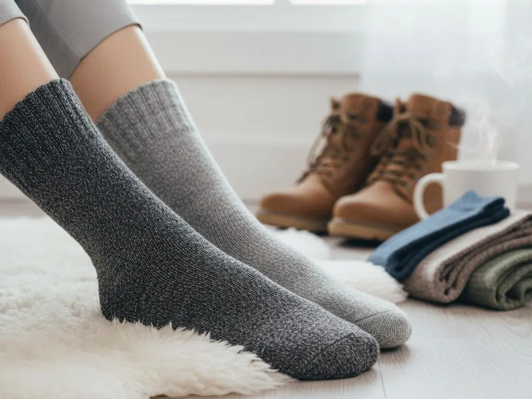 SAMGU 6 Pairs Women's Wool Crew Socks Thick Warm For Fall And Winter,  Casual Knit Comfy Vintage Fashion Dress Socks for Girls Nice Sock Gifts, Women's  Socks for Daily Wear - TikTok Shop