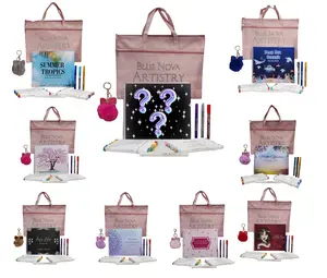 Coloring book, ohuhu markers, glitter pen and Bag Bundle.
