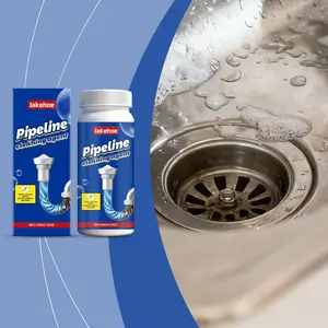 Home Drain Cleaner Powder, Drain Clog Remover, Easy Operation Multi-Purpose Pipe Unclogging Agent, Suitable for Various Common Pipes, Household Plumbing Solution