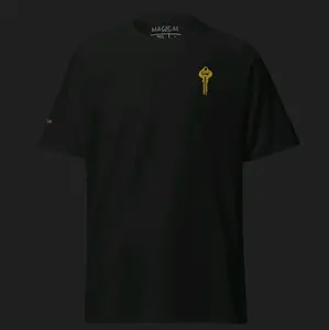 classic low key tee Casual Cotton Black Slim-fitting