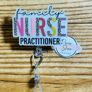 Family Nurse Practitioner Badge Reel