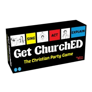 Get ChurchED | The Christian Party Game| Christian Gifts & Cards | Bible Trivia Game | Charades Games | Family & Youth Groups | Bible Quiz (Sing, Act/Charades, Explain)