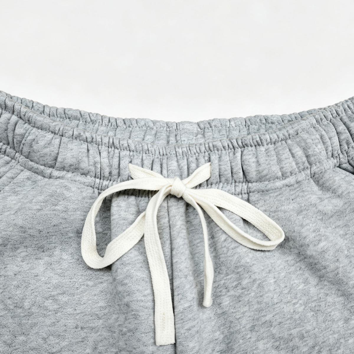 Set of 3 women’s loose casual fleece cotton loungewear pants for autumn/winter, solid color basic office wide-leg pants with a simple design that’s versatile; women’s sports pants made from comfortable fabric with a casual drawstring waistband and a relax