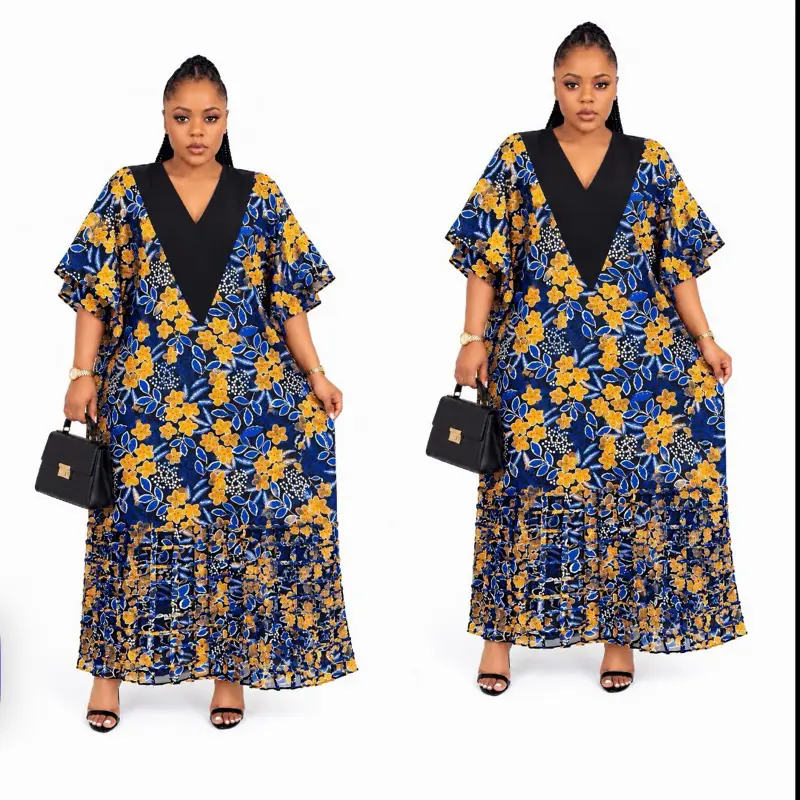 Lola Party Stylish Basket Design Bubu Gown one Size