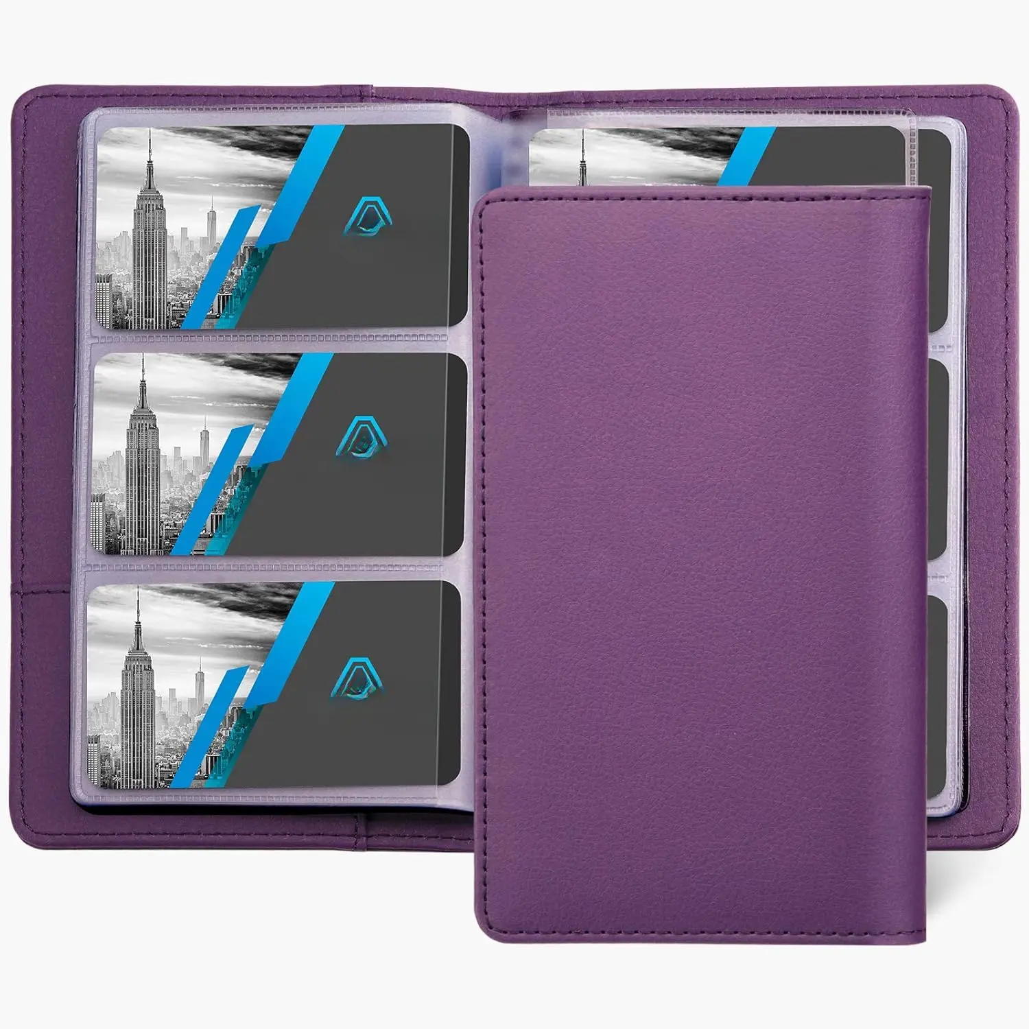Business Card Organizer, 240 Cards Book Portable Business Card Holder for Men & Women, Professional PU Credit Cards Binder File Storage, Purple - TikTok Shop Business Card Organizer, 240 Cards Book Portable Business Card Holder for Men & Women, Professional PU Credit Cards Binder File Storage, Purple - TikTok Shop