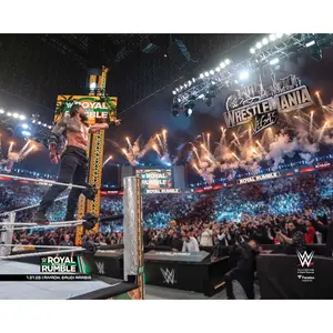 Roman Reigns WWE Unsigned 2026 Royal Rumble Men's Winner Photograph