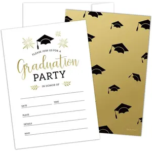 2026 Graduation Party Invitations with Envelopes Graduation Party Announcement Cards for High School or College, 25 Pack