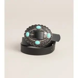 Cool Girl Classic Stone Buckle Belt