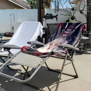 1 piece Elephant Totem Male Elephant Art Design themed beach towel - All-season flannel blanket, suitable for sofas and beds, super soft and comfortable, modern geometric pattern design, digital printing, 100% polyester material, machine washable