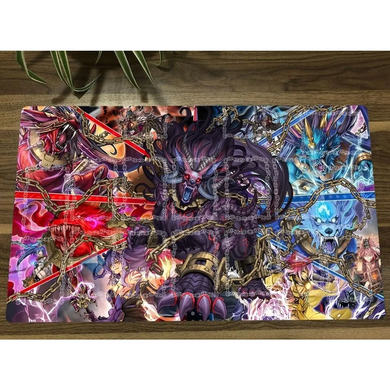 YuGiOh Playmat Unchained the Beast TCG CCG Mouse Pad Trading Card Game Mat & Bag