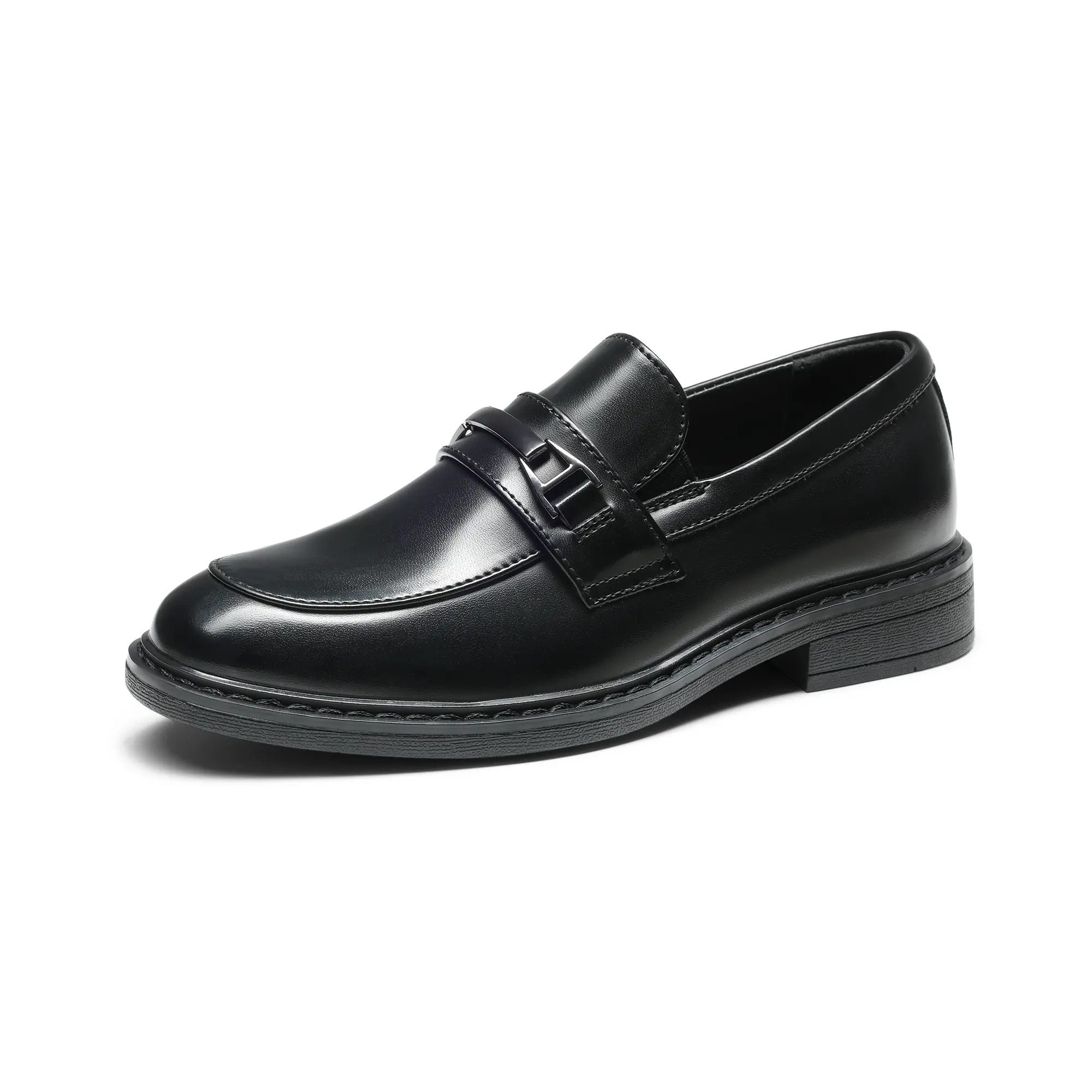 BRUNO MARC Boys' Faux Leather Penny Loafers, Classic Horsebit Slip-On Dress Shoes, Cushioned for School, Wedding & Formal Wear, Party, Fashion, Kid, Children, Vegan Leather, Schoolshoes, Classic Style