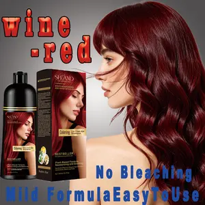 Long-Lasting 3-in-1 Hair Care Color Shampoo