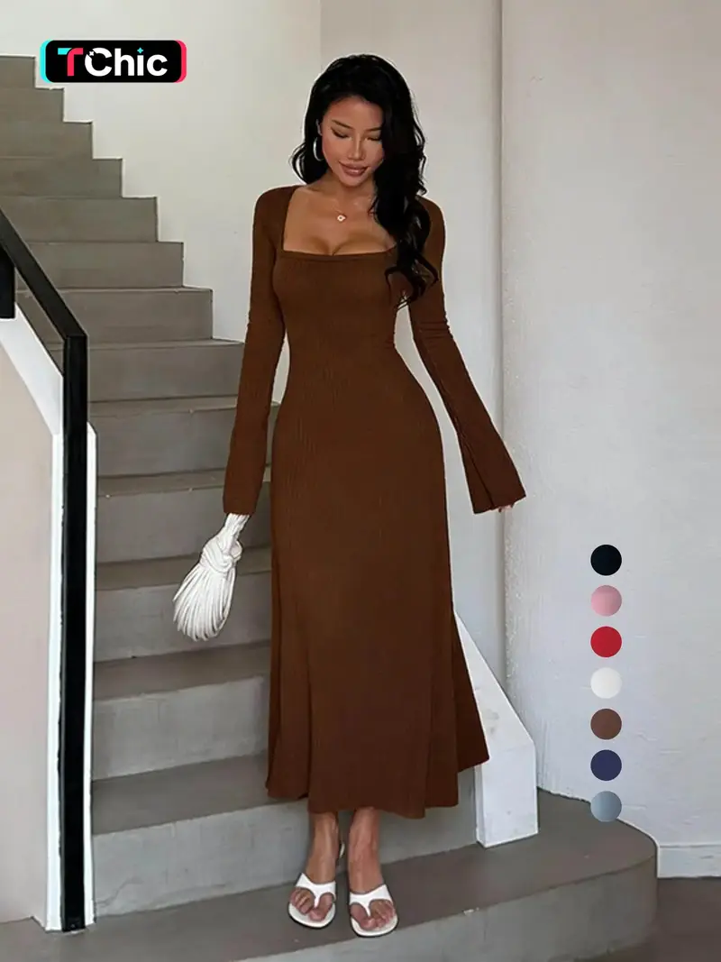 Long sleeve a line dress for women - TikTok Shop Long sleeve a line dress for women - TikTok Shop