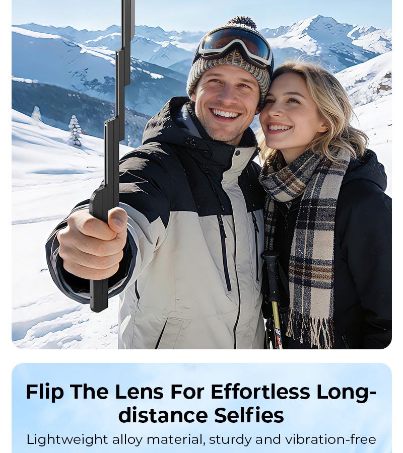 Bluetooth & Extendable Selfie Stick Phone Case for iPhone 16/15/14/13, Shockproof Protection, ABS+Alloy – Handheld for Concerts & Travel Smartphone