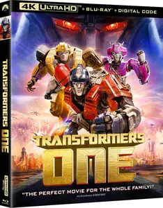 Transformers One  [4K ULTRA HD BLU-RAY MOVIE] With Blu-Ray, 4K Mastering, Ac-3/Dolby Digital, , Dolby, Dubbed, Sign Language, Subtitled, Widescreen