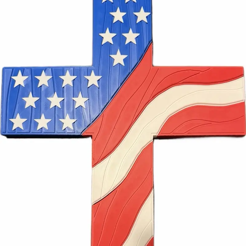 American Flag Cross
