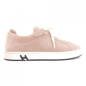Pre-owned HERMÈS Suede Small Leather Goods Hermes Chevre Velours Sneakers 36