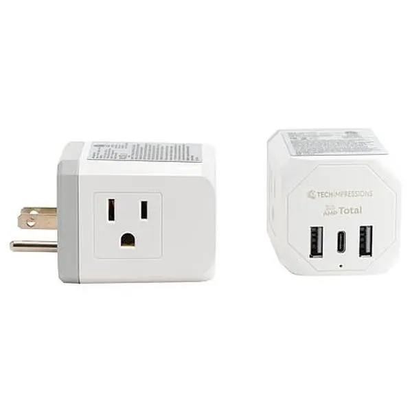 Tech Impressions 6 Multi-Plug Outlets - Set of 2