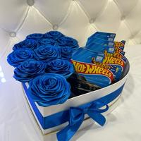 Large White Heart Box