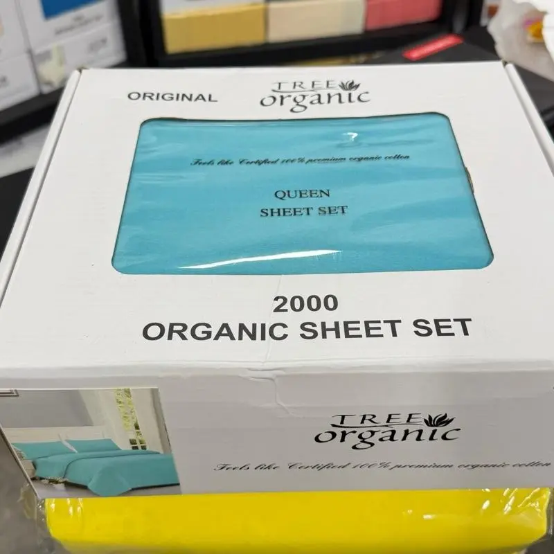 Organic sheet set 4Pcs 2000 thread count queen size