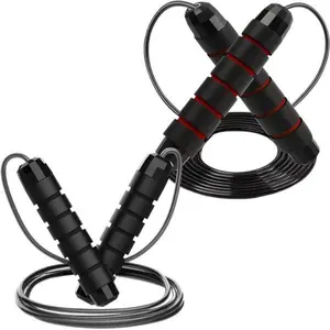 Speed Jump Rope for Fitness – Adjustable Tangle-Free Fitness Rope 2PACK