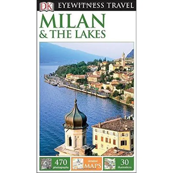 USED Book - DK Eyewitness Travel Guide: Milan & the Lakes by DK Travel (Paperback) - english
