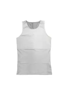 Mesh Back Long Binder White