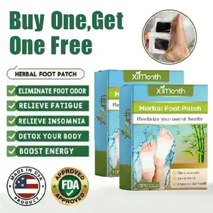 【Buy one,Get One Free】  20PCS Ximonth Deep Relaxing Foot Patches - With Mugwort, Lavender, Ginseng & Chamomile | Soothe Tired Feet, Ease Stress, Boost Relaxation, Support Better Sleep & Healthcare,Healthy Solution Fitness Detox