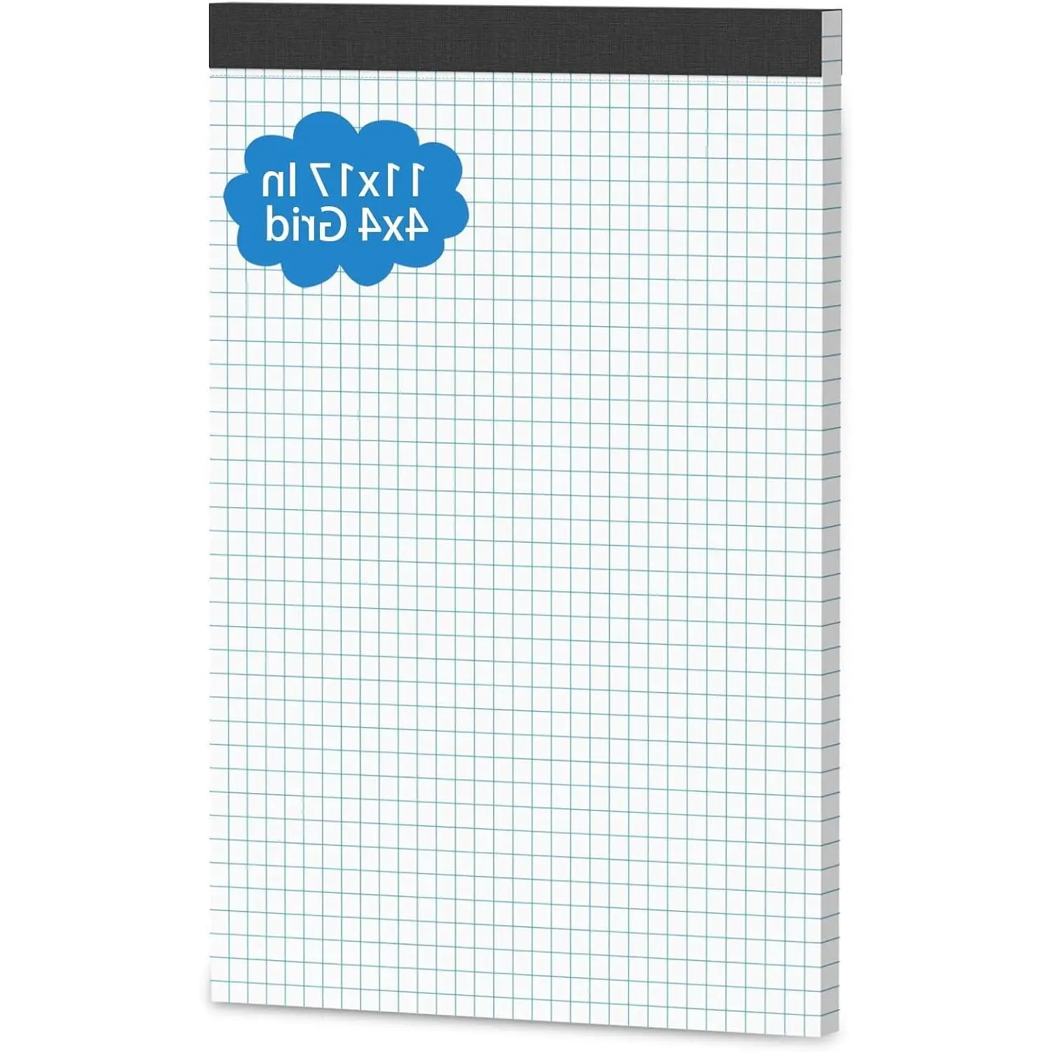 Large Graph Paper Pad 11 x 17 Grid Paper 30 Sheets 4x4 Graph Ruled Paper