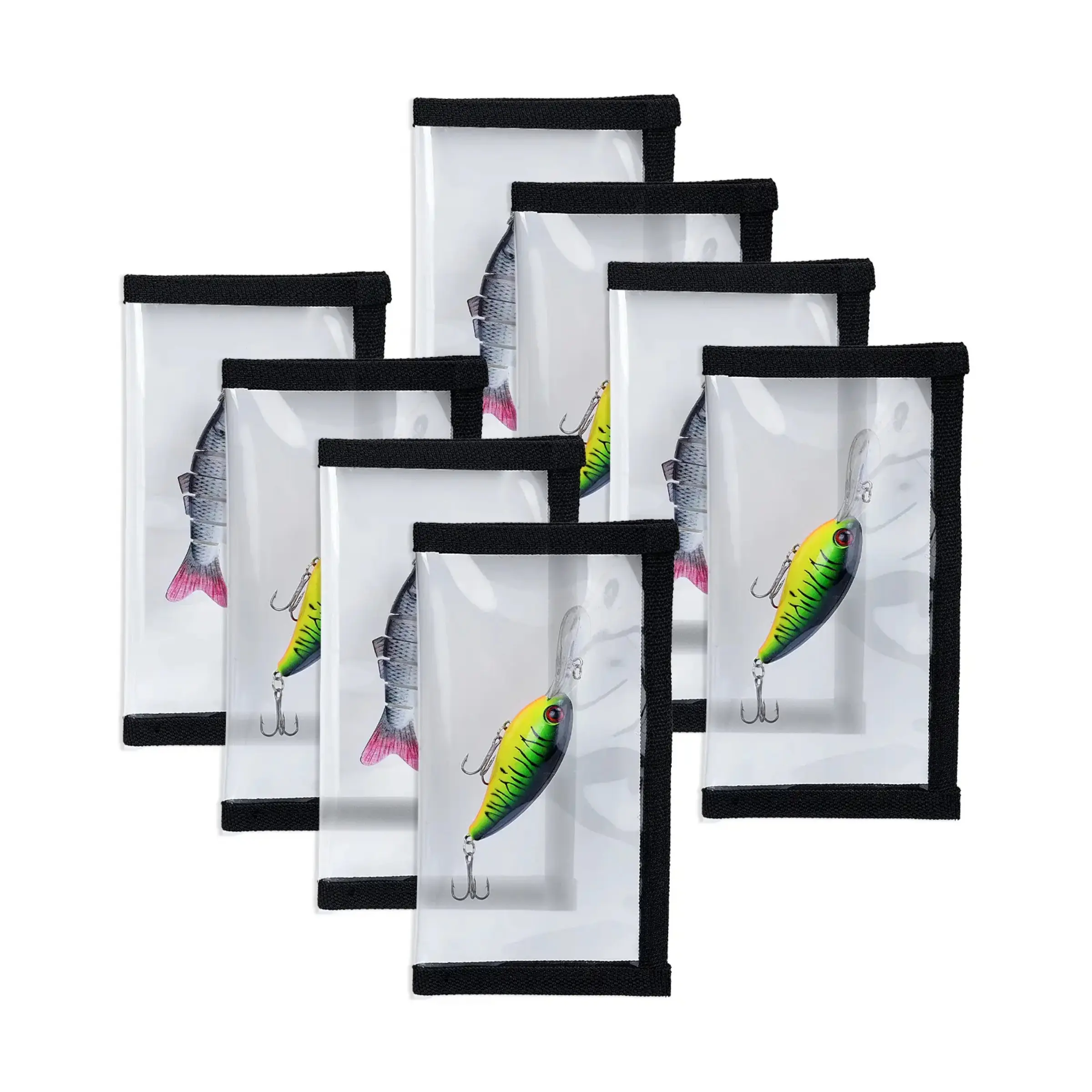 4 Large, 20 x 10cm + 4 Medium, 18 x 10cm