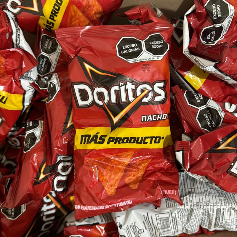 25-Pack Sabritas Doritos Nacho Mexican chips small bag Snack Crispy Crunchy