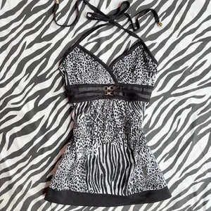 Fashion Slim Sexy Women Y2K Sling Camis Summer Casual Aesthetics Leopard print Tank Top Hip Hop Punk Streetwear