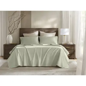Harbor House HHD20-1971 Sateen Sheet Set, Sage - Queen Size